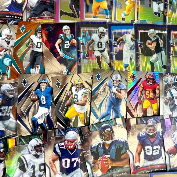 Mixed TOPPS and PANINI Chrome Holo NFL Football Players Sports Cards Lot 100+ - Picture 8 of 12